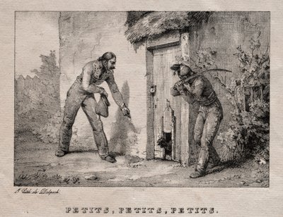 Merodeadores (Maraudeurs. Petits! Petits! Petits!) de Emile Jean Horace Vernet