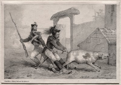 Merodeadores, aguanta firme de Emile Jean Horace Vernet