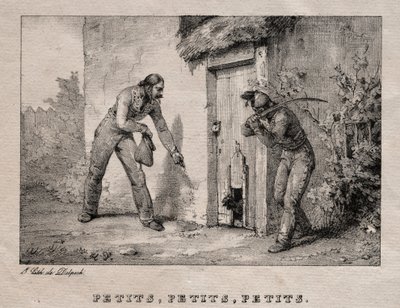 Merodeadores. ¡Pequeños! ¡Pequeños! ¡Pequeños! de Emile Jean Horace Vernet