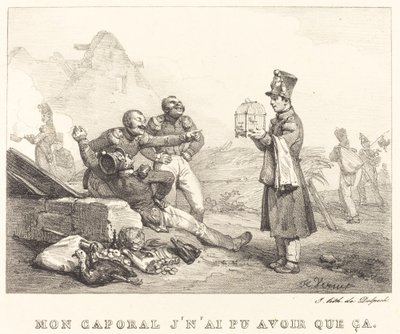 Mi cabo, no pude tener más que esto de Emile Jean Horace Vernet