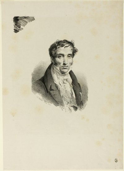 Retrato de Pierre Guérin de Emile Jean Horace Vernet