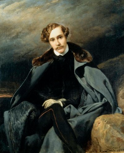 Retrato del príncipe Alexander Ivanovich Baryatinsky 1815-1879, 1837 de Emile Jean Horace Vernet