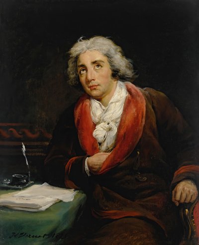 Retrato del poeta André Chénier 1762-1794, 1825 de Emile Jean Horace Vernet