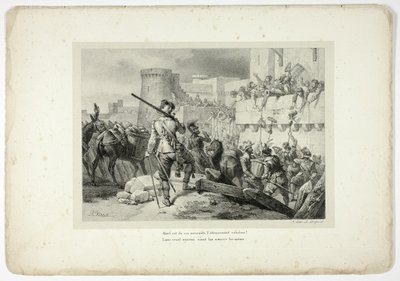 Qué asombrados están estos moribundos... de Horace Vernet