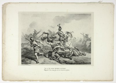 BOURBON se abalanza sobre este orgulloso enemigo... de Horace Vernet