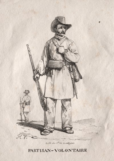 Partisano voluntario de Emile Jean Horace Vernet