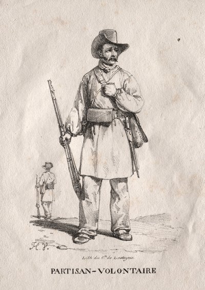 Partisano voluntario, 1822 de Emile Jean Horace Vernet