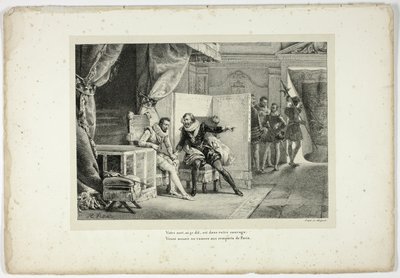 Tu destino", dije, "está en tu coraje... de Horace Vernet