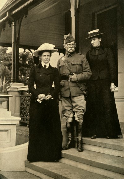 Lord Roberts y sus hijas en Pretoria, 1900, 1901 de Horace Walter Nicholls