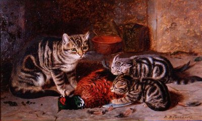 Game for Dinner (óleo sobre panel) de Horatio Henry Couldery