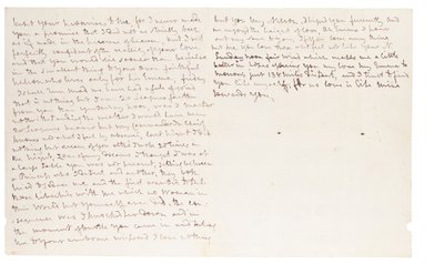 Carta autógrafa a Lady Hamilton, n.p. [Foudroyant en el mar] de Horatio Nelson