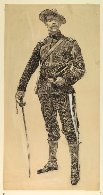 Oficial americano (Guerra Hispanoamericana) de Howard Chandler Christy