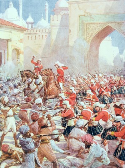 Sir Henry Havelock (1795-1857) en el Socorro de Lucknow de Howard Davie