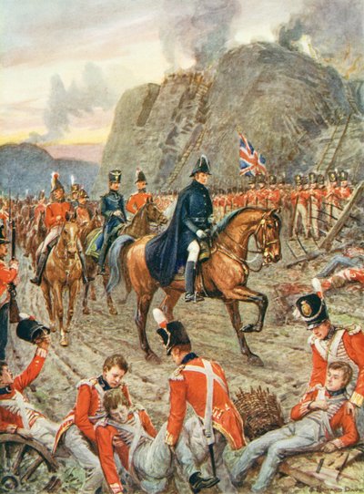 El Duque de Wellington (1769-1852) en el sitio de Badajos de Howard Davie