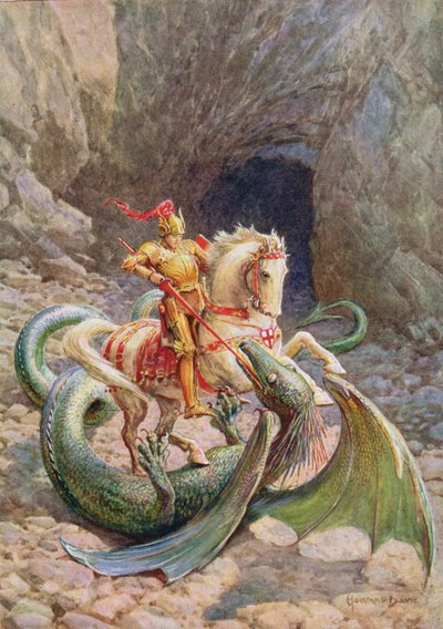 El dragón... cayó a la tierra muerto, de 