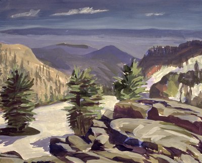 Vista de la Montaña, en el Parque Nacional Volcánico Lassen, 2000 de Howard Ganz