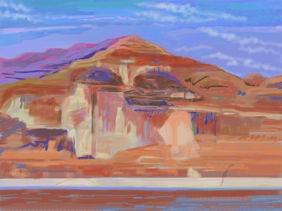 Acantilados Pintados, Lago Powell de Howard Ganz