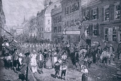 Carnaval en Filadelfia, ilustración de 