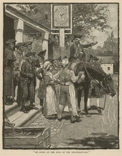 Se detiene en el letrero de la veleta de Howard Pyle