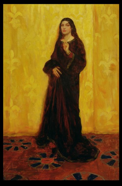 Meregrett, hija de Felipe el Temerario para "The Rat-Trap" de James Branch Cabell en Harper