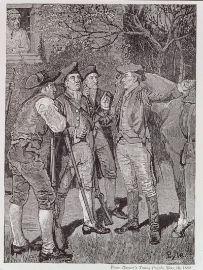 Paul Revere en Lexington, de Harper