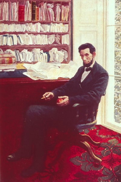 Retrato de Abraham Lincoln de Howard Pyle