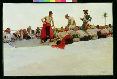 So the Treasure was Divided, de "The Fate of Treasure Town" de Howard Pyle, publicado en Harper