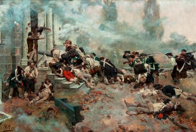 El ataque a la casa Chew de Howard Pyle