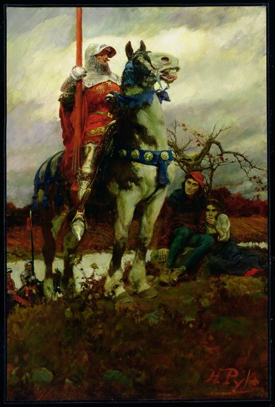 La llegada de Lancaster de Howard Pyle