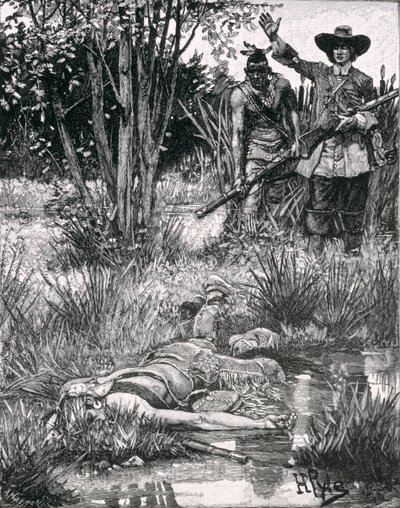 La muerte del Rey Felipe, grabado por A. Hayman, de Harper