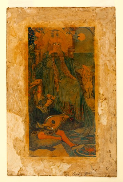 El hada Morgana, de "North Folk Legends of the Sea" de Howard Pyle, publicado en Harper