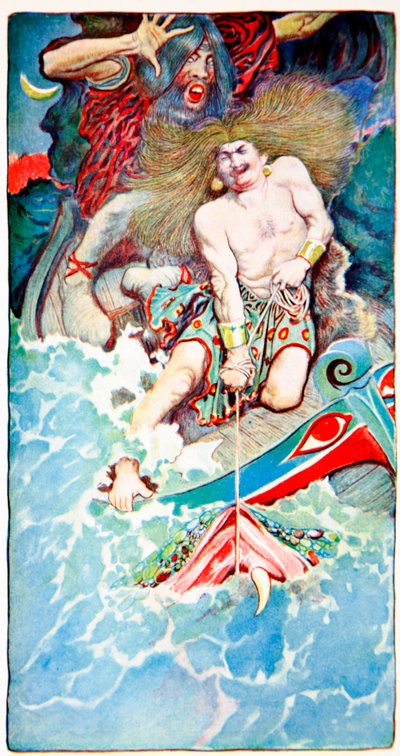 La pesca de Thor y Hymir, de Leyendas populares del mar, Harper