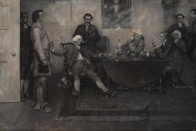 "Este es Enoch Wade, caballeros", dijo el Baronet... de Howard Pyle