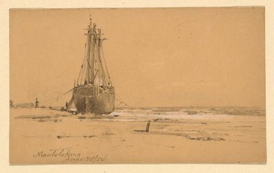En la playa en Mantoloking de Howard Russell Butler