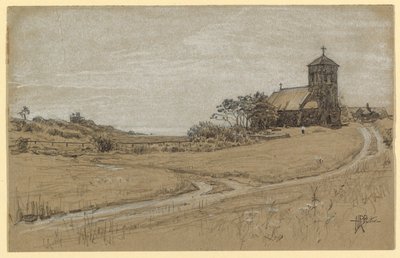 Dibujo, Paisaje, 1880-90 de Howard Russell Butler