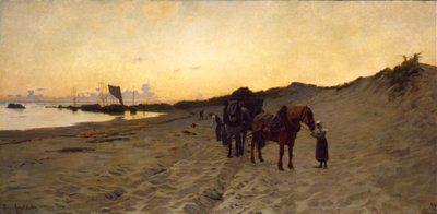 Los recolectores de algas, 1886 de Howard Russell Butler