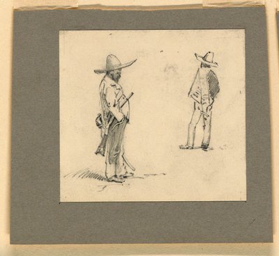 Dos Mexicanos de Pie de Howard Russell Butler