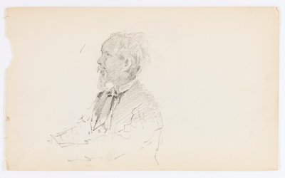 Sin título (Cabeza de hombre barbudo) de Howard Russell Butler