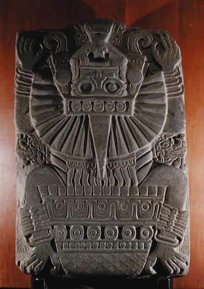 Tlaltecuhtli, periodo posclásico (900-1521) de Huaxtec Huaxtec