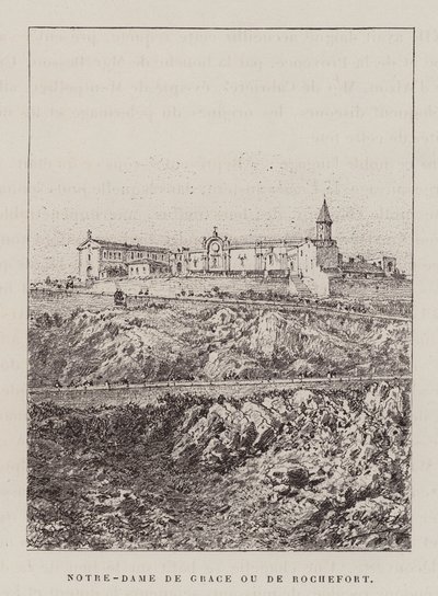Notre-Dame De Grace Ou De Rochefort (grabado) de Hubert Clerget