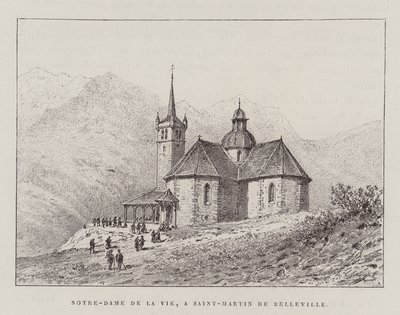 Notre-Dame De La Vie, A Saint-Martin De Belleville (grabado) de Hubert Clerget