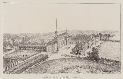 Notre-Dame De Livry, Estado actual (grabado) de Hubert Clerget