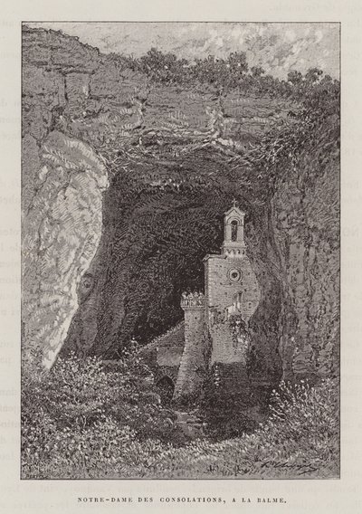Notre-Dame Des Consolations, A La Balme (grabado) de Hubert Clerget