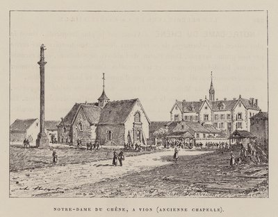 Notre-Dame Du Chene, A Vion, Ancienne Chapelle (grabado) de Hubert Clerget