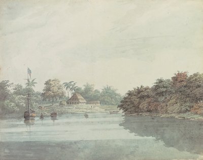 El budgerow del Gobernador General en el Ganges, Delta del Brahmaputra de Hubert Cornish