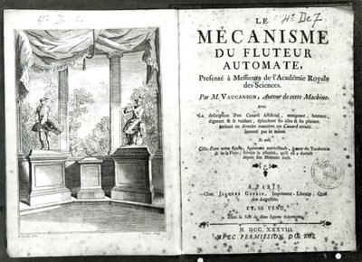 Automatones, ilustración del frontispicio de 