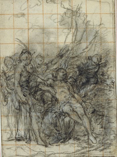 Muerte de Adonis (?) de Hubert Francois Gravelot