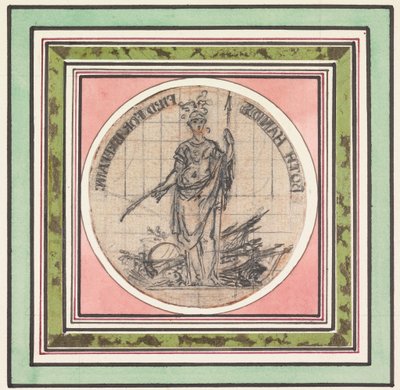 Diseño para una medalla: Ambas Limadas a Mano para Gran Bretaña de Hubert Francois Gravelot