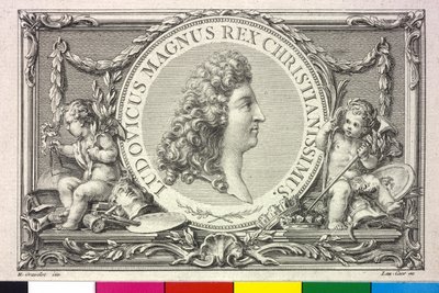 Rey de Francia Luis XIV de Hubert Francois Gravelot