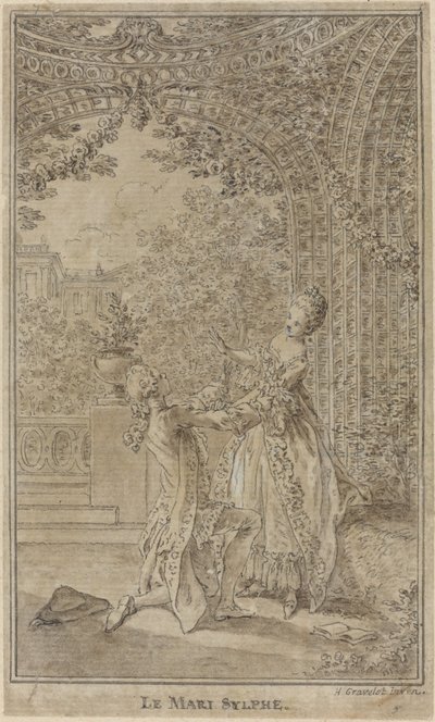 Le Mari sylphe de Hubert Francois Gravelot